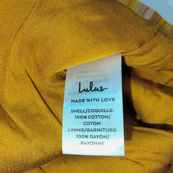 Lulus Skirt Womens Large Multi Plaid Orange Academia Anime School Girl Uwu NEW - Picture 12 of 12